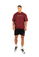Gorilla Wear Callaway Oversized T-Shirt T-Shirt & Tops Burgundy
