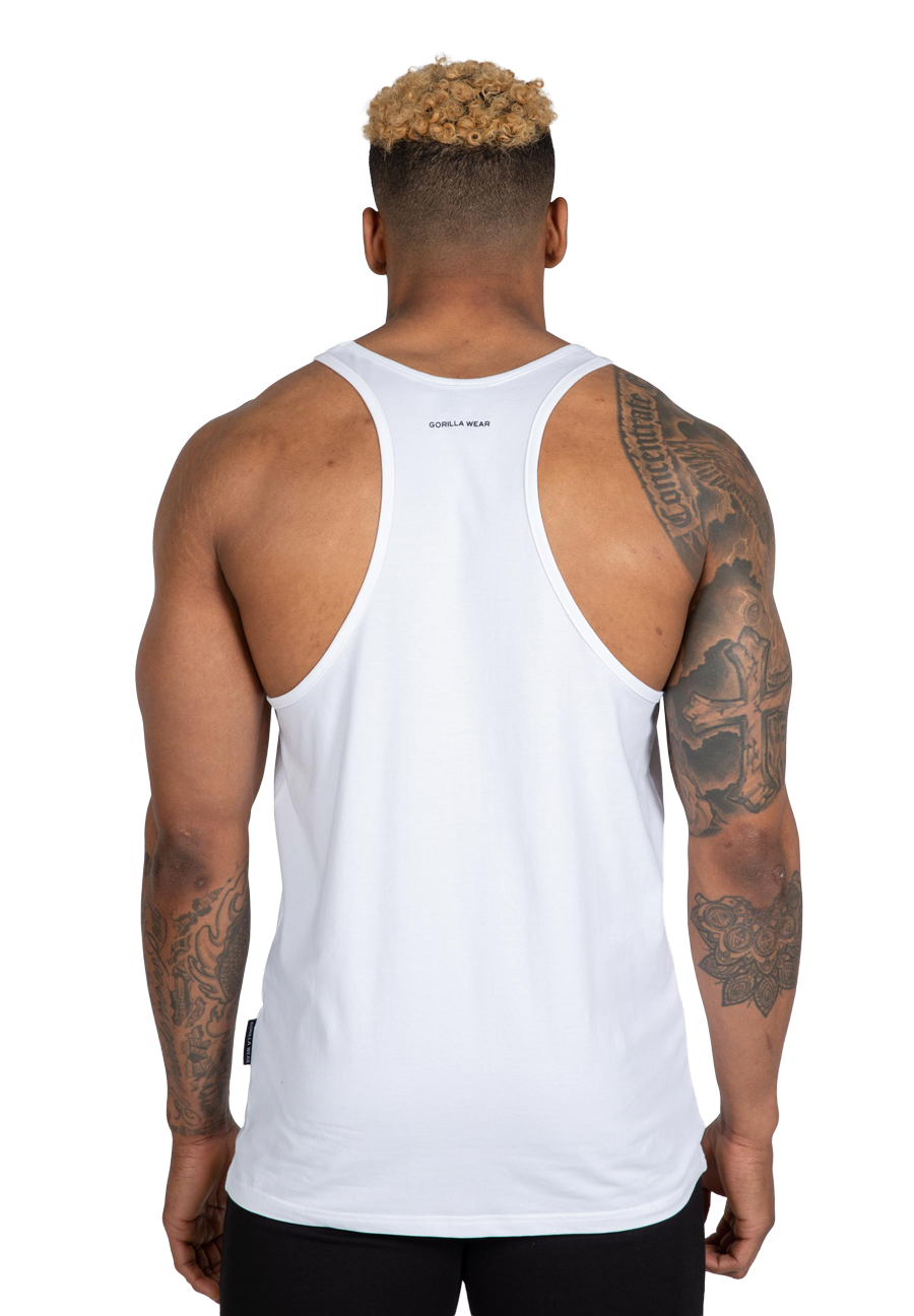 Gorilla Wear Carter Stretch Tank Top Tank Top White