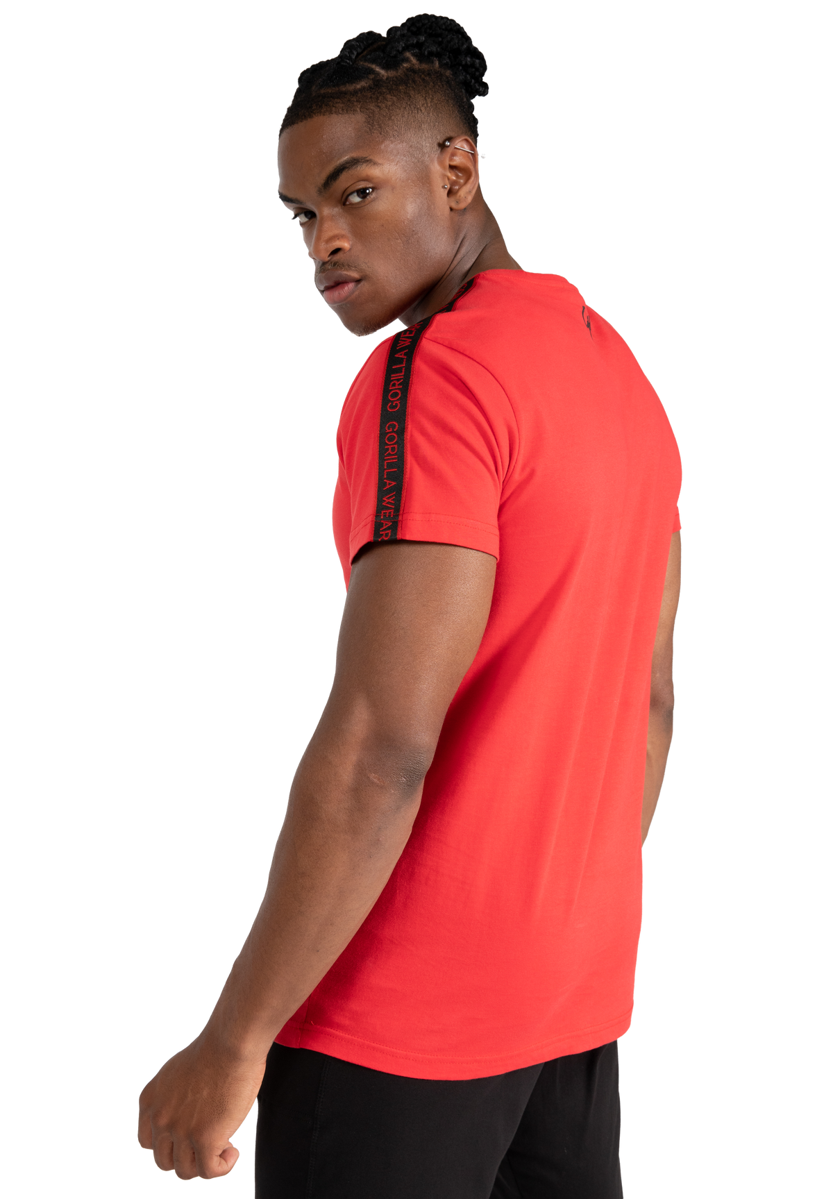 Gorilla Wear Chester T-shirt T-Shirt & Tops Red/Black