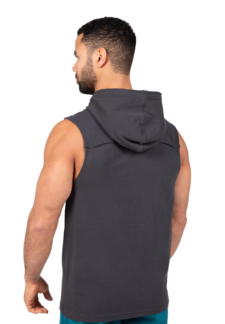 Gorilla Wear Chico S/L Hooded T-Shirt T-Shirt & Tops Dark Gray