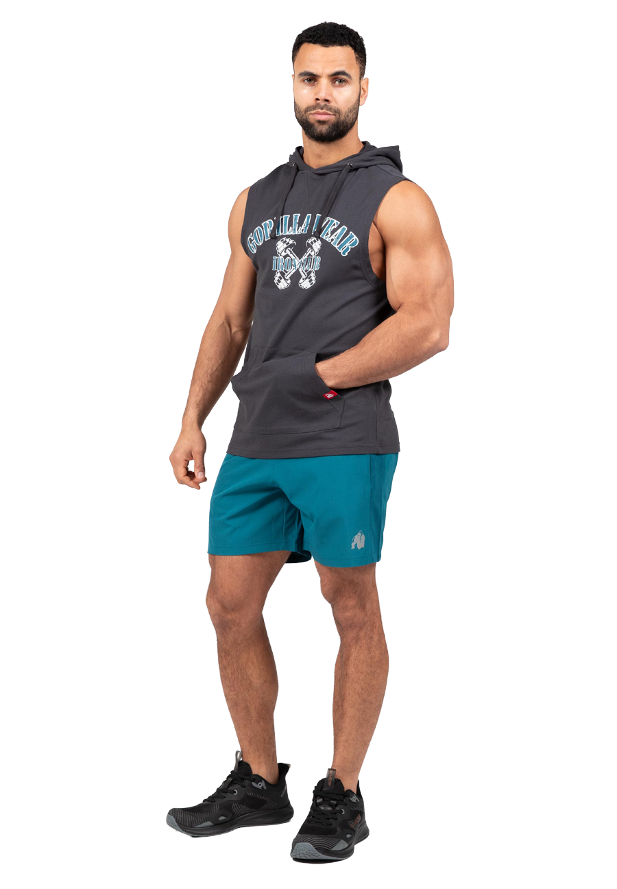 Gorilla Wear Chico S/L Hooded T-Shirt T-Shirt & Tops Dark Gray