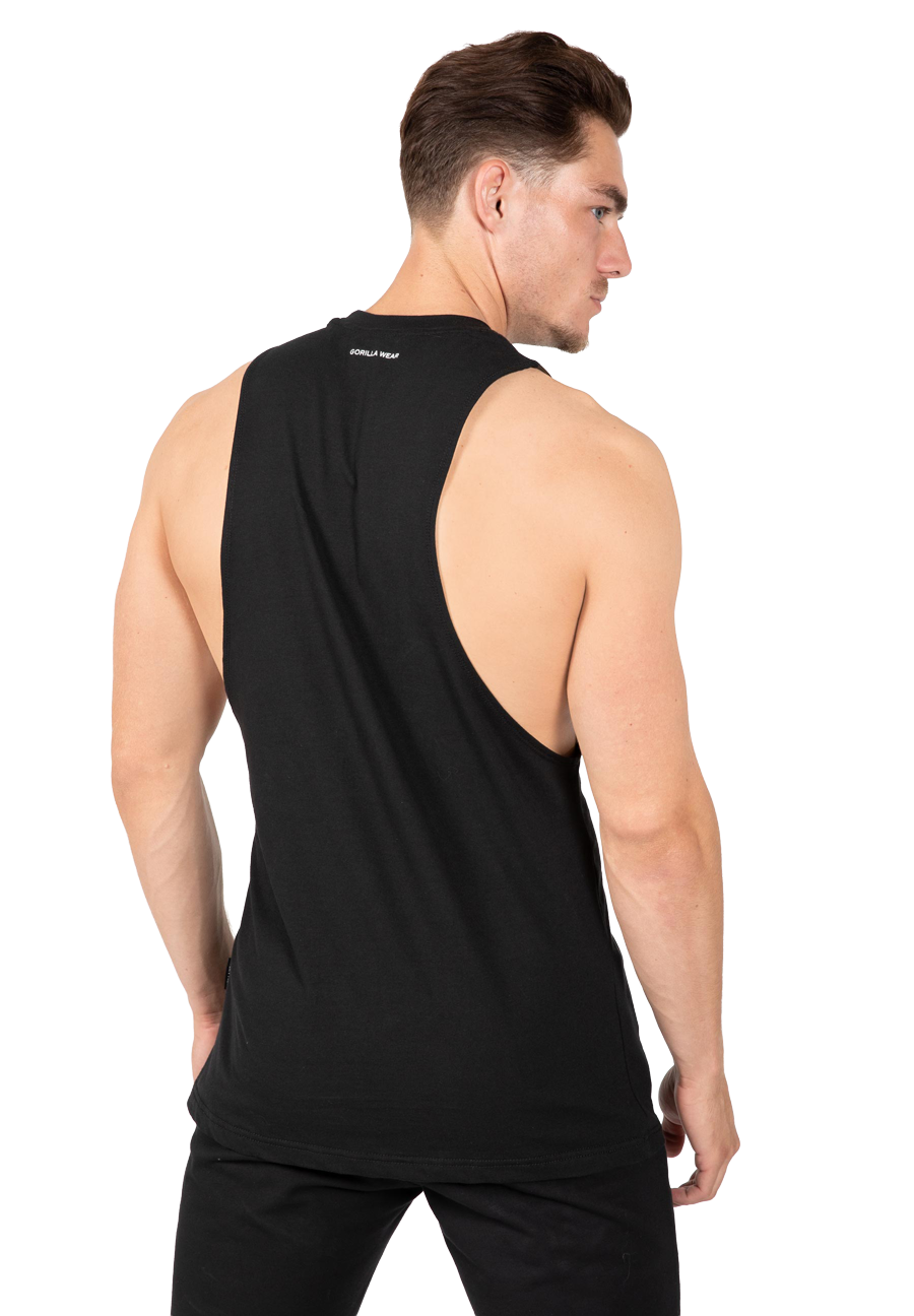 Gorilla Wear Cisco Drop Armhole Tank Top Tank Top Black/White