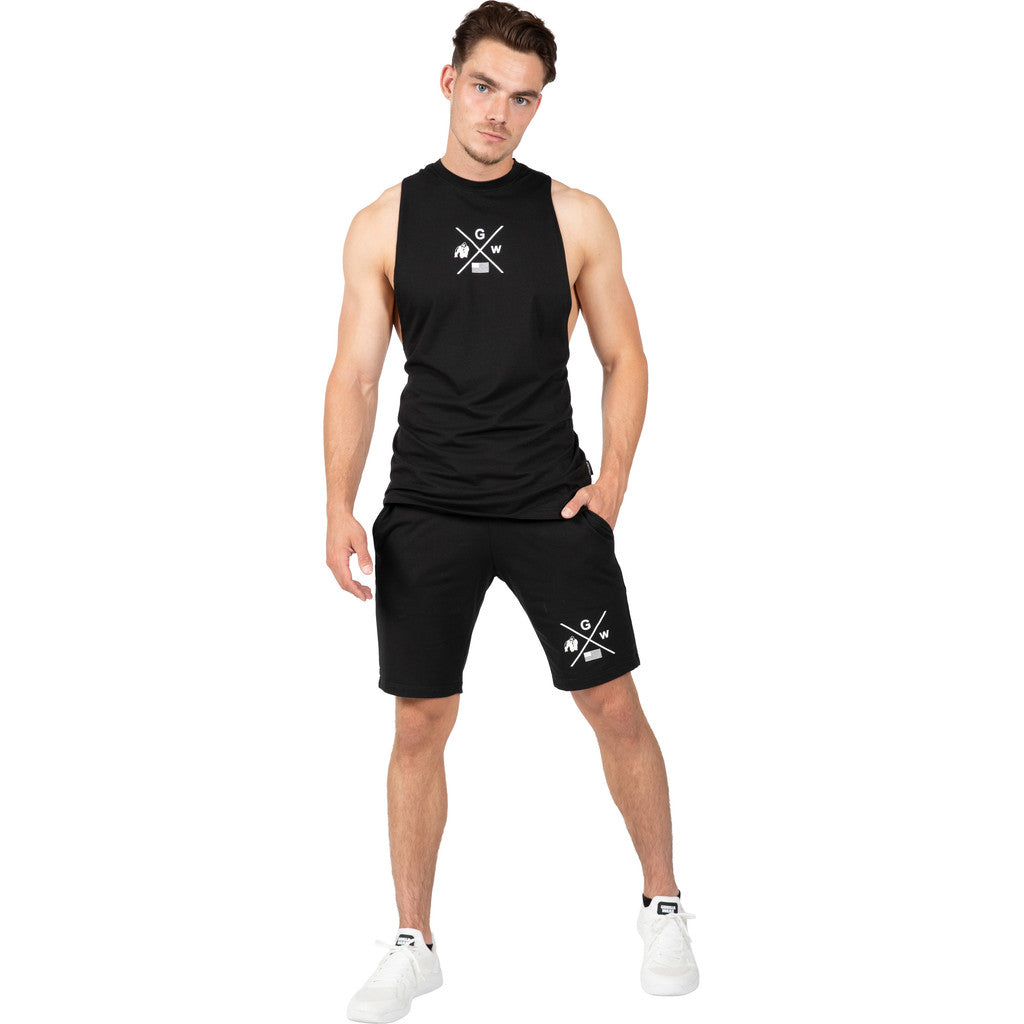 Gorilla Wear Cisco Drop Armhole Tank Top Tank Top Black/White
