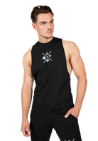 Gorilla Wear Cisco Drop Armhole Tank Top Tank Top Black/White