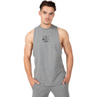Gorilla Wear Cisco Drop Armhole Tank Top Tank Top Gray/Black