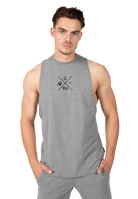 Gorilla Wear Cisco Drop Armhole Tank Top Tank Top Gray/Black