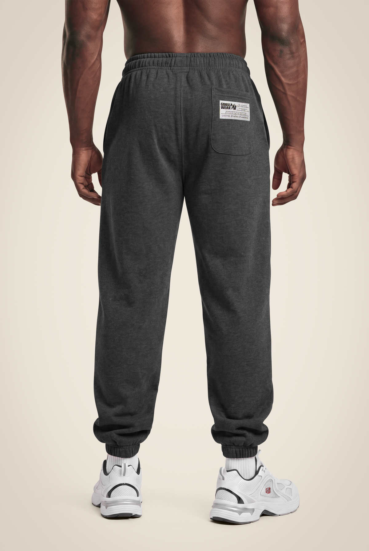 Gorilla Wear Classic Oversized Sweatpants Pants Dark Gray Melange