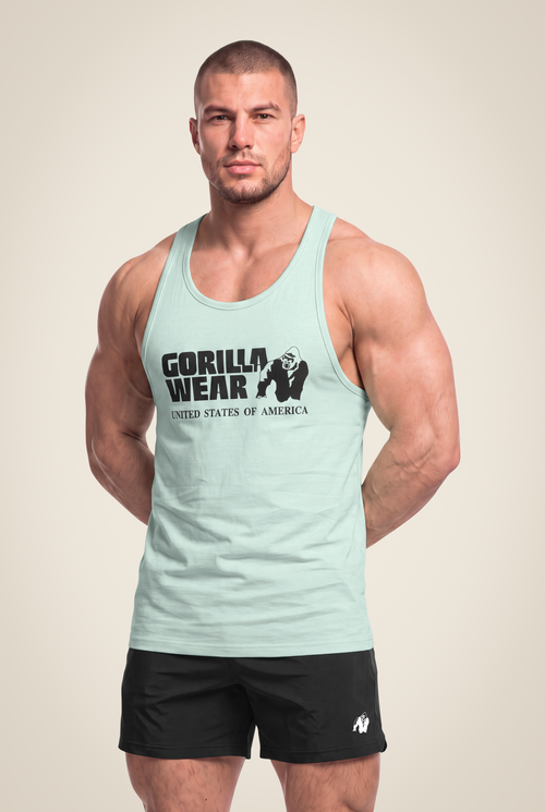 Classic Tank Top - Light Blue – Gorilla Wear