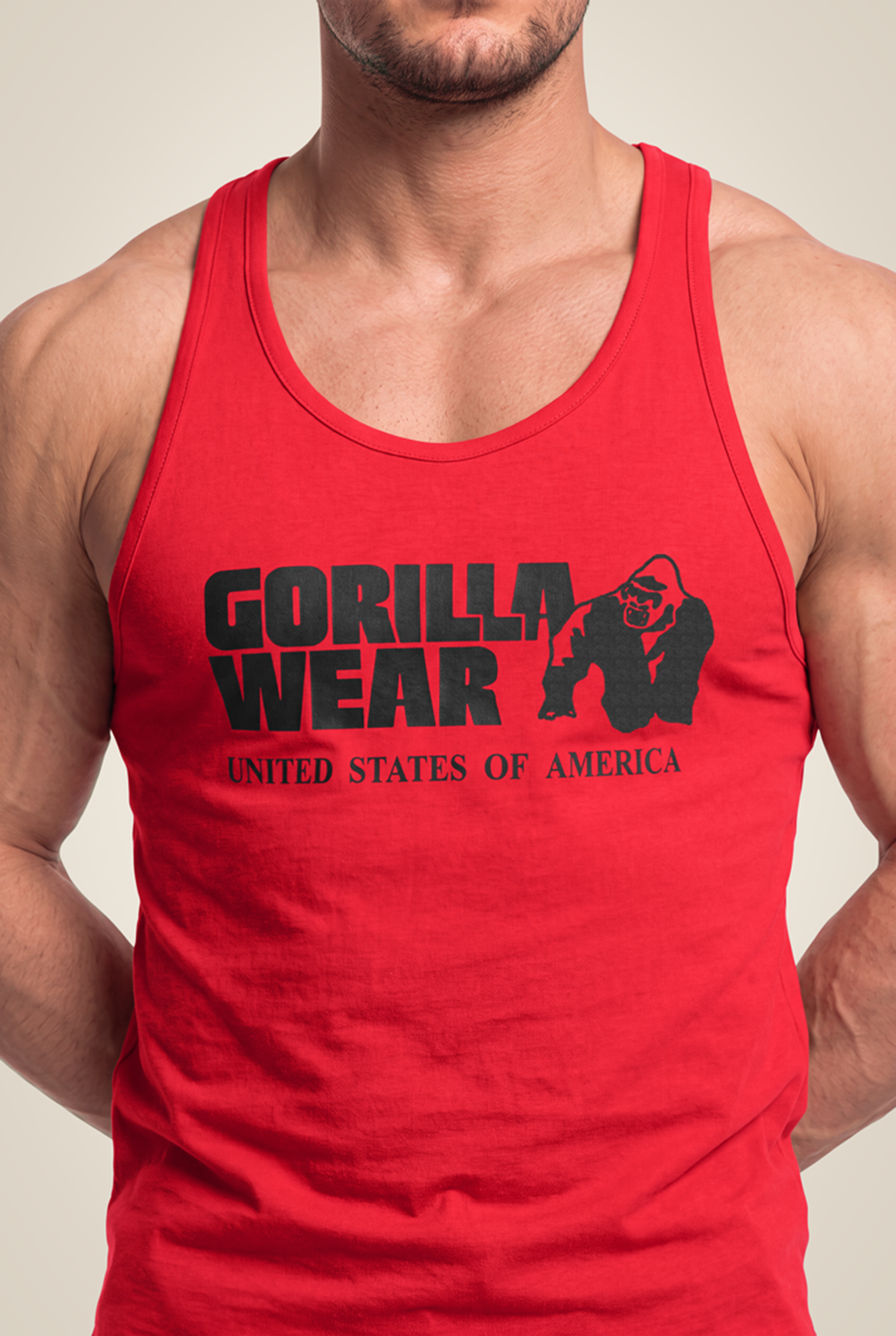 Gorilla Wear Classic Tank Top Tank Top Red