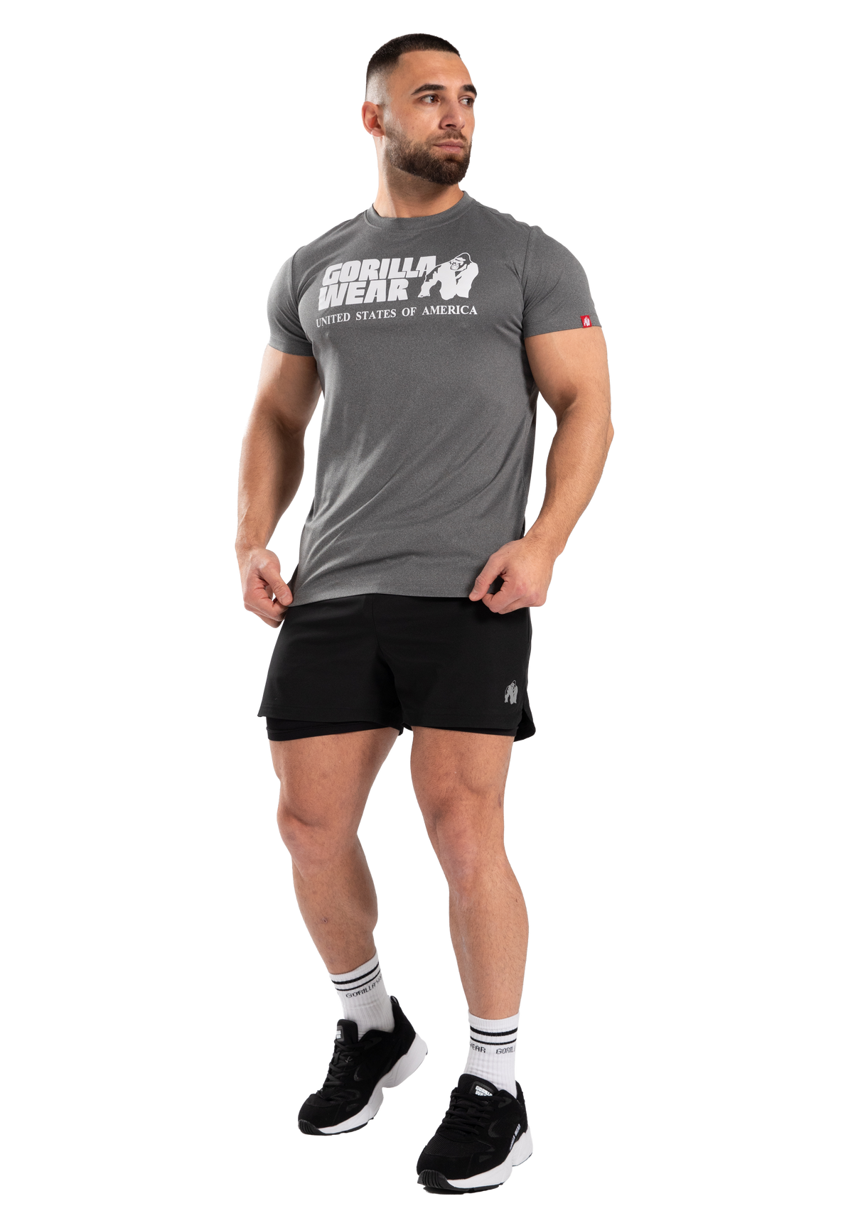 Gorilla Wear Classic Training T-Shirt T-Shirt & Tops Gray Melange