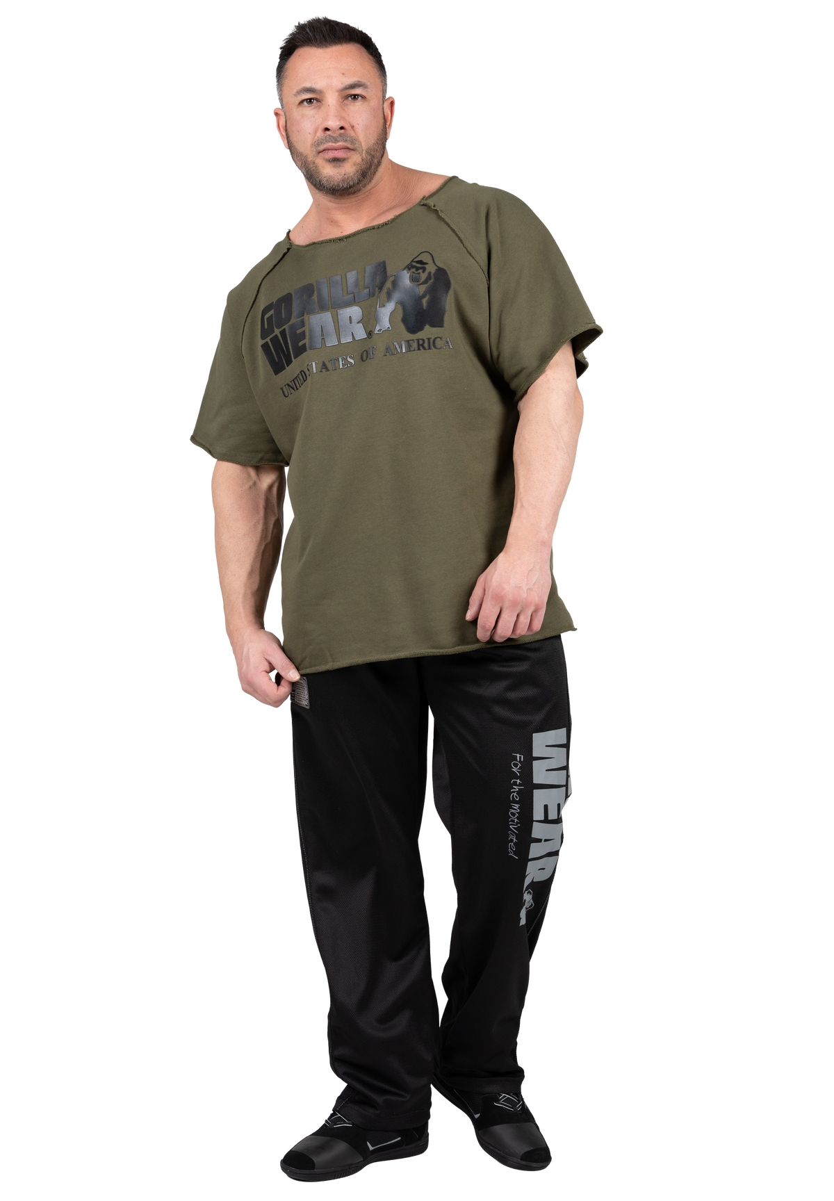 Gorilla Wear Classic Workout Top T-Shirt & Tops Army Green