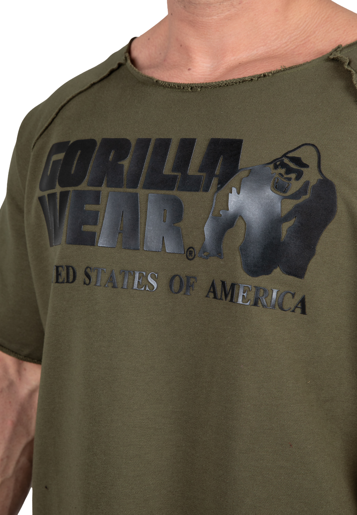 Gorilla Wear Classic Workout Top T-Shirt & Tops Army Green