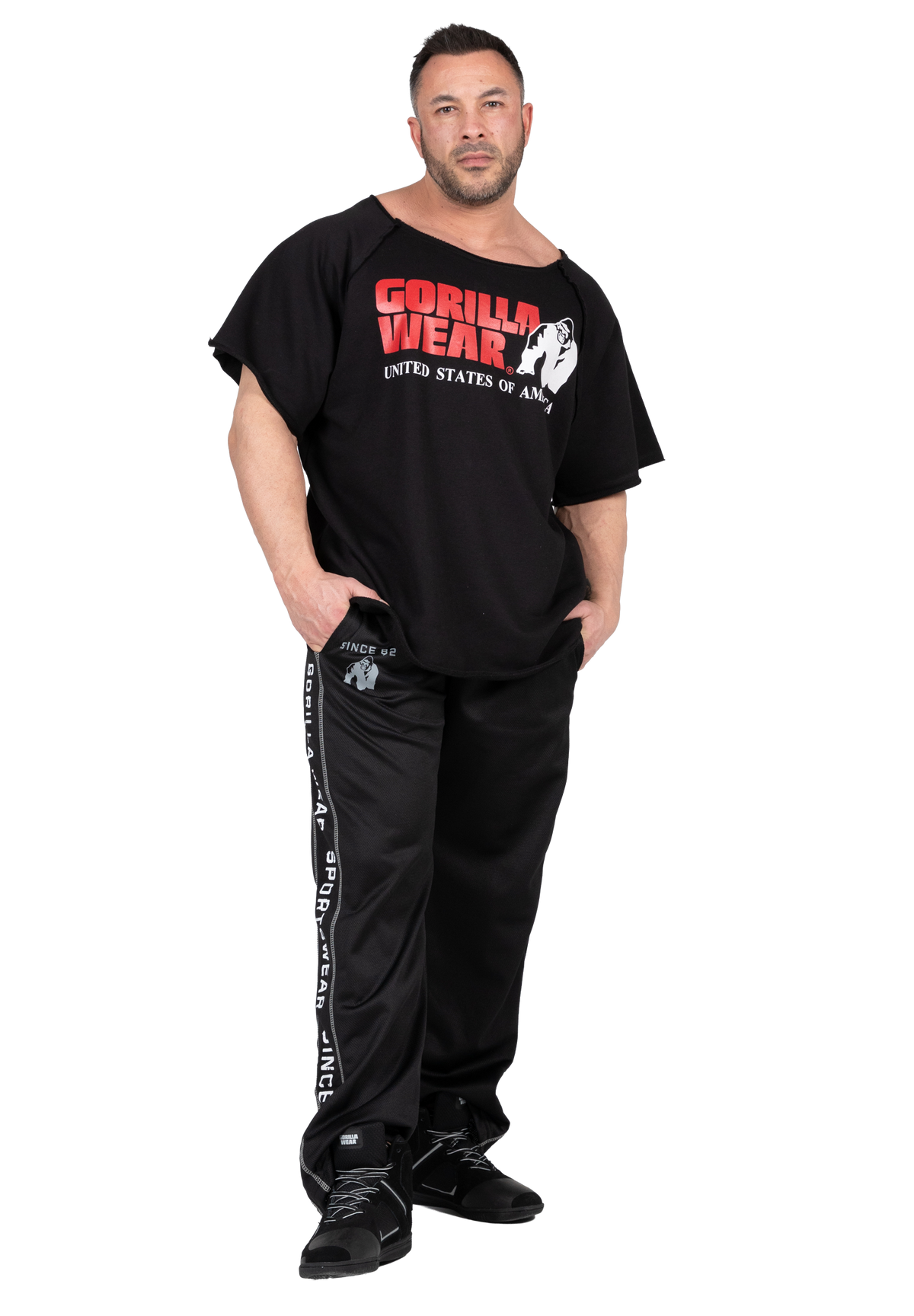 Gorilla Wear Classic Workout Top T-Shirt & Tops Black