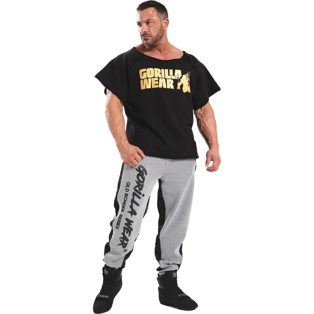 Gorilla Wear Classic Workout Top T-Shirt & Tops Black/Gold