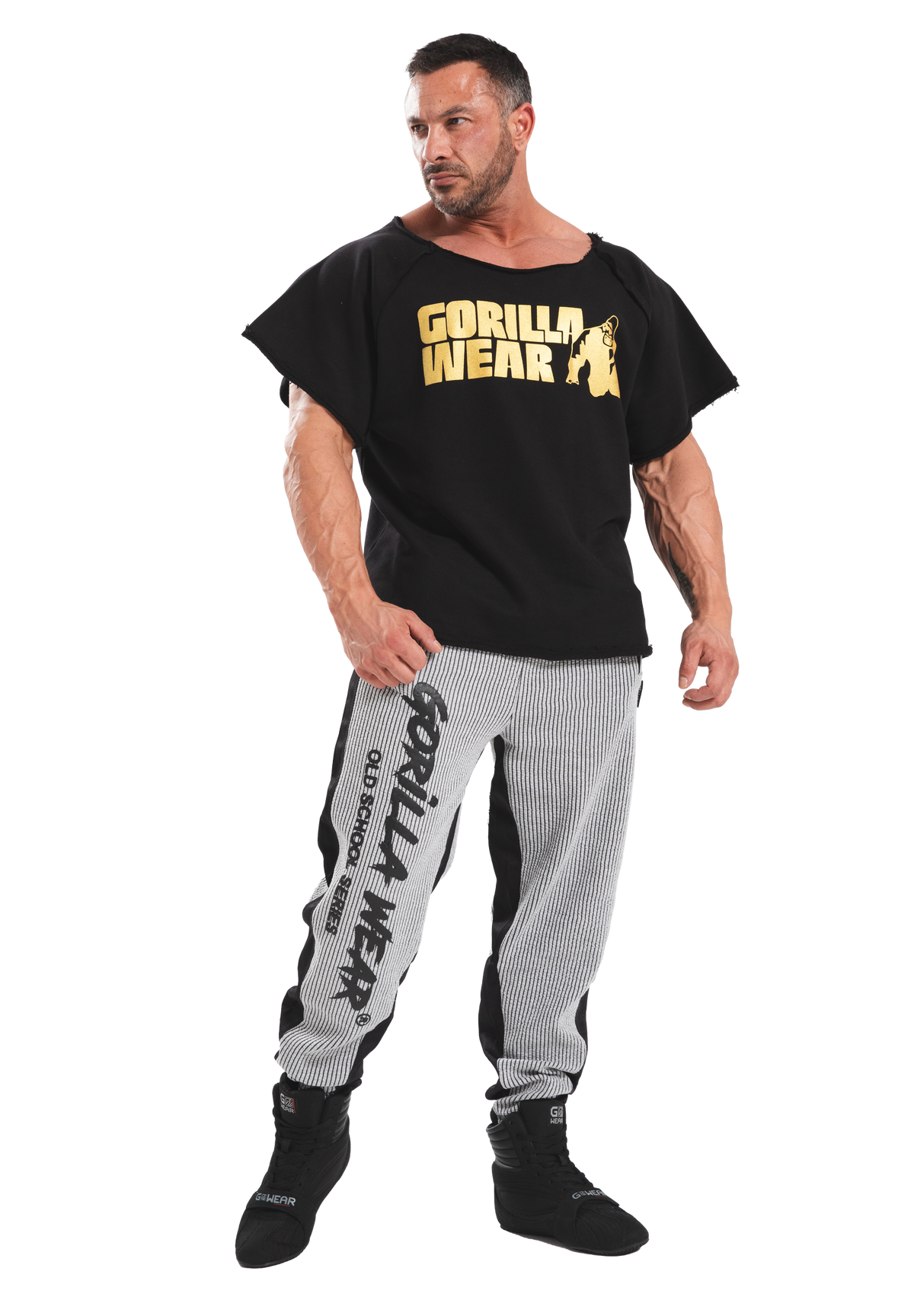 Gorilla Wear Classic Workout Top T-Shirt & Tops Black/Gold