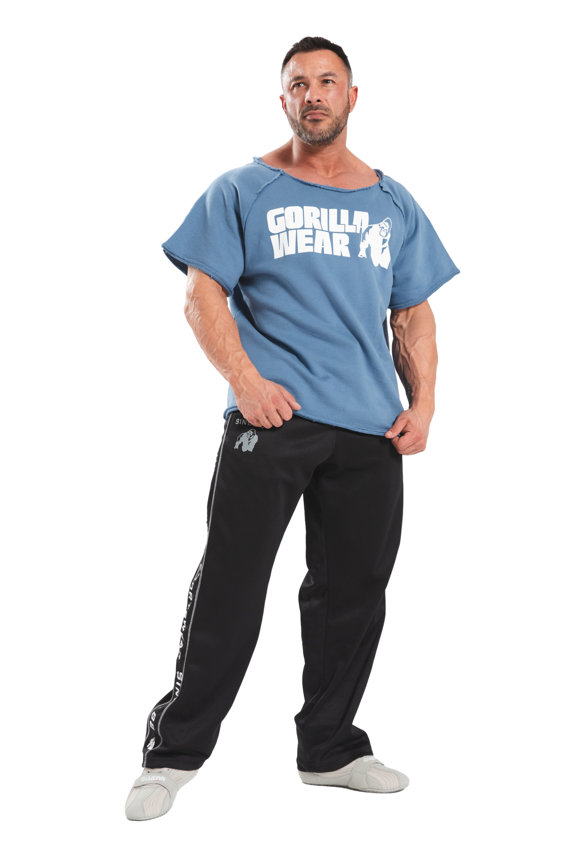 Gorilla Wear Classic Workout Top T-Shirt & Tops Coronet Blue