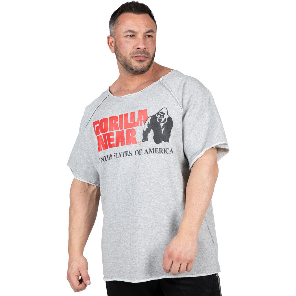 Gorilla Wear Classic Workout Top T-Shirt & Tops Gray