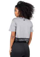 Gorilla Wear Colby Cropped T-Shirt T-Shirt & Tops Gray