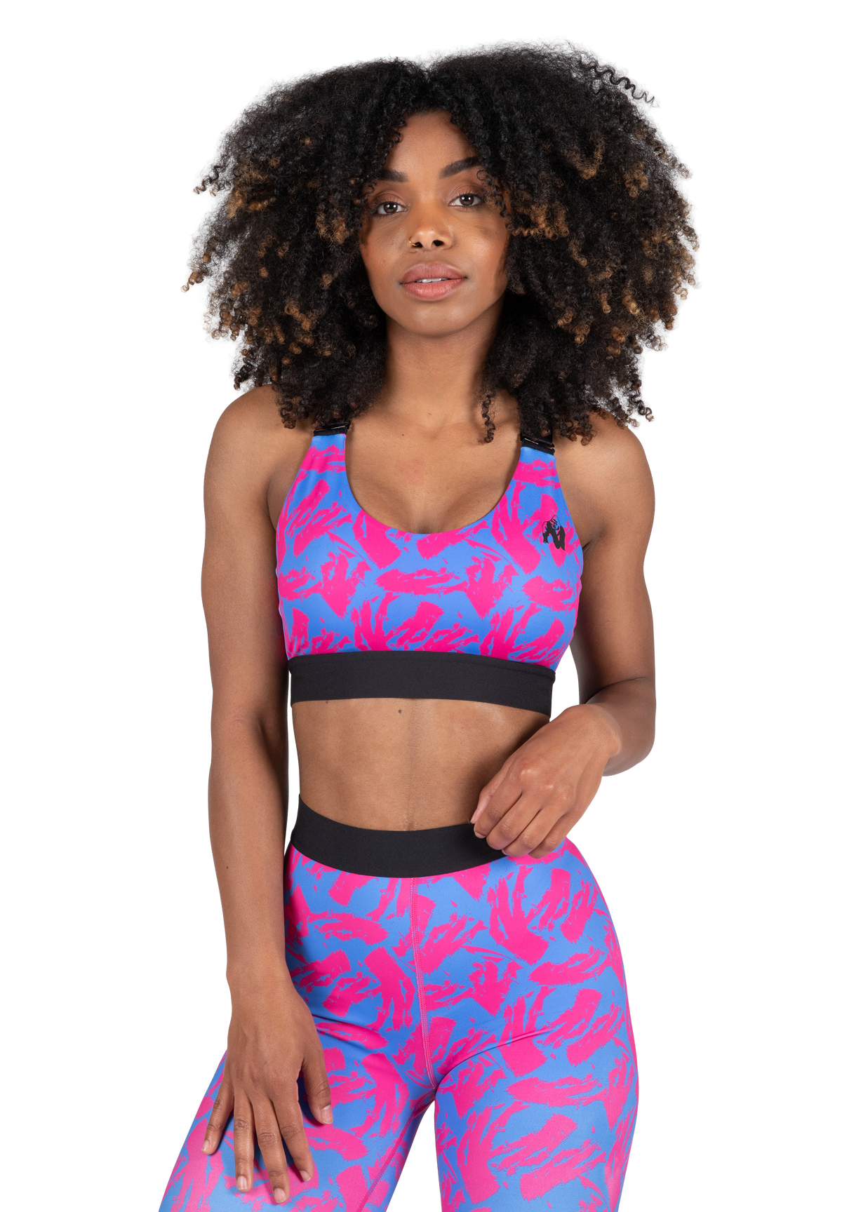 Gorilla Wear Colby Sports Bra Sports Bra Blue/Pink