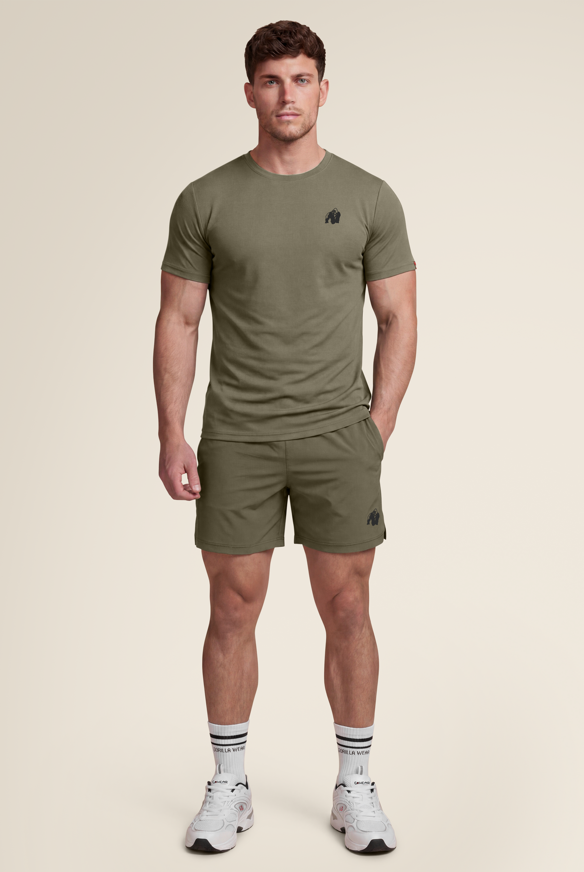 Gorilla Wear Colton T-Shirt T-Shirt & Tops Army Green