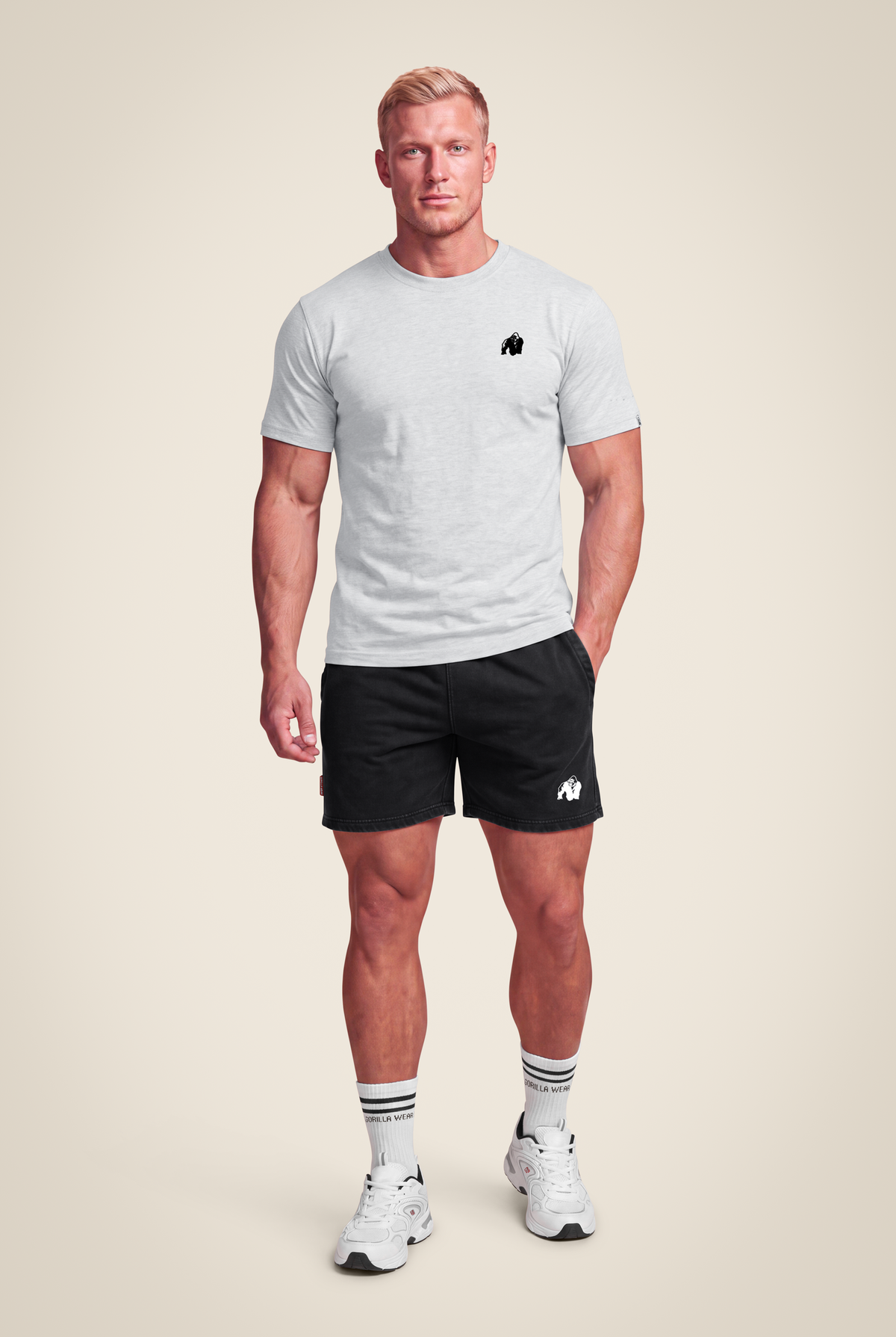 Gorilla Wear Curtis Sweatshorts Shorts Washed Gray