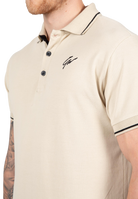 Gorilla Wear Delano Polo T-Shirt & Tops Beige/Black