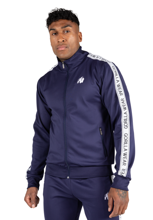 Delaware Track Jacket - Black – Gorilla Wear