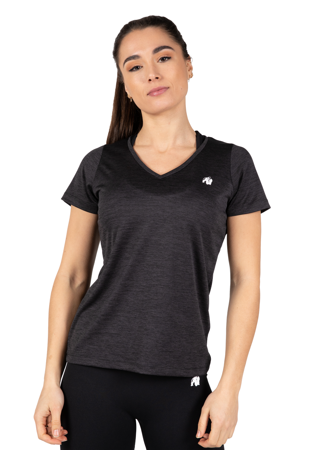 Gorilla Wear Elmira V-Neck T-Shirt T-Shirt & Tops Black