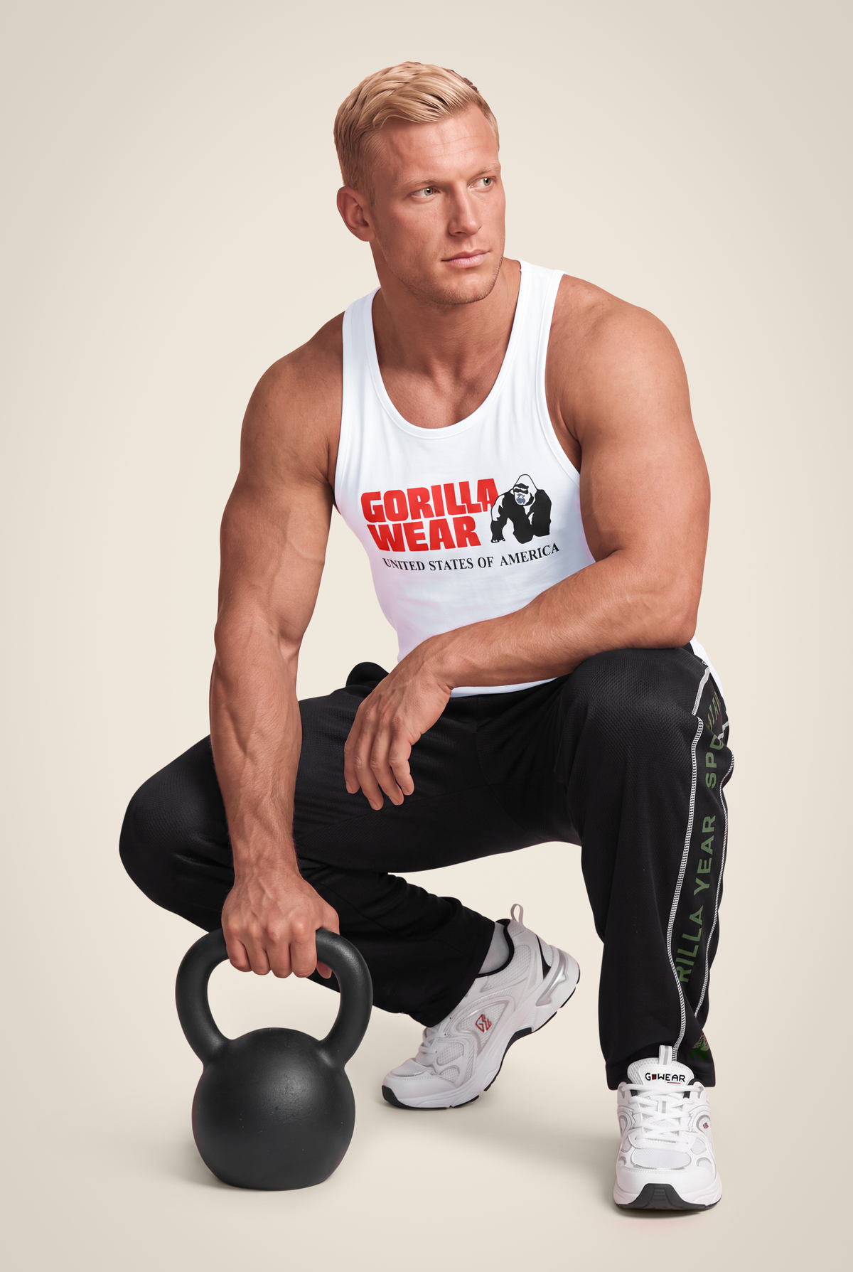 Gorilla Wear Functional Mesh Pants Pants Black/Green