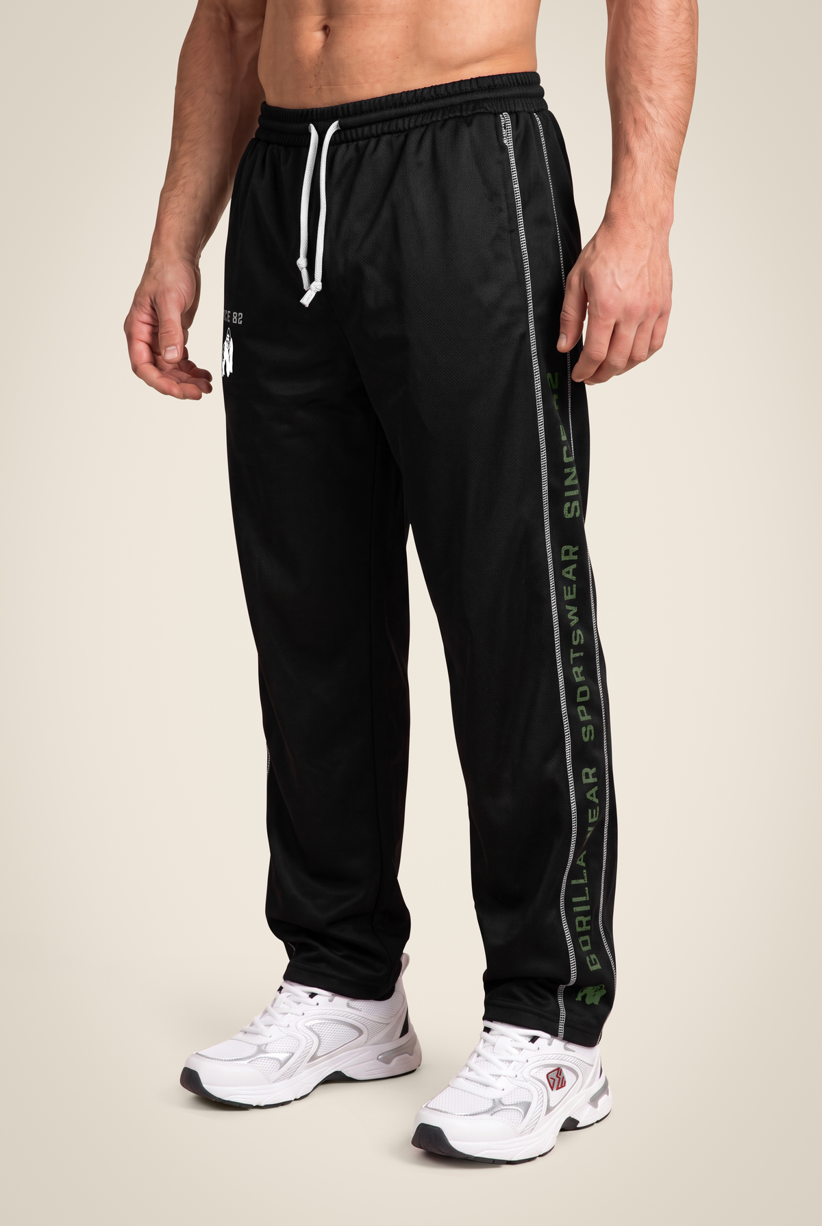 Gorilla Wear Functional Mesh Pants Pants Black/Green