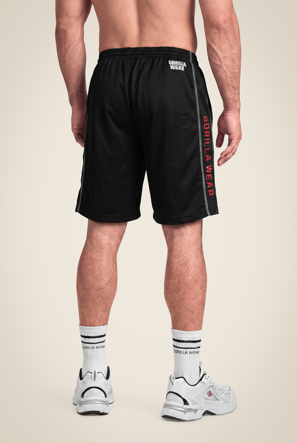 Gorilla Wear Functional Mesh Shorts Shorts Black/Red