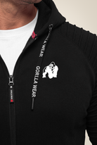 Gorilla Wear Georgia Zipped Hoodie Hoodie & Sweatshirt Black