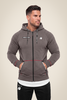 Gorilla Wear Georgia Zipped Hoodie Hoodie & Sweatshirt Gray