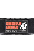 Gorilla Wear Gorilla Wear 4 Inch Leather Lifting Belt Lifting Belts Black