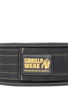 Gorilla Wear Gorilla Wear 4 Inch Nylon Lifting Belt Lifting Belts Black/Gold