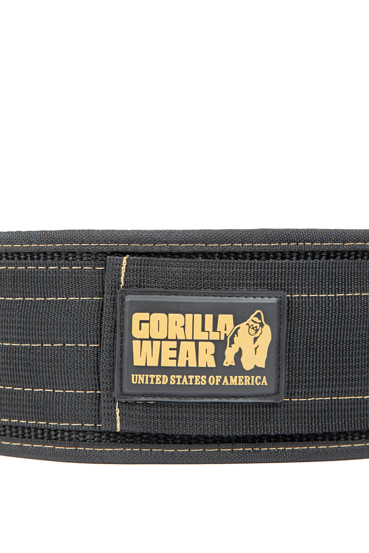 Gorilla Wear Gorilla Wear 4 Inch Nylon Lifting Belt Lifting Belts Black/Gold
