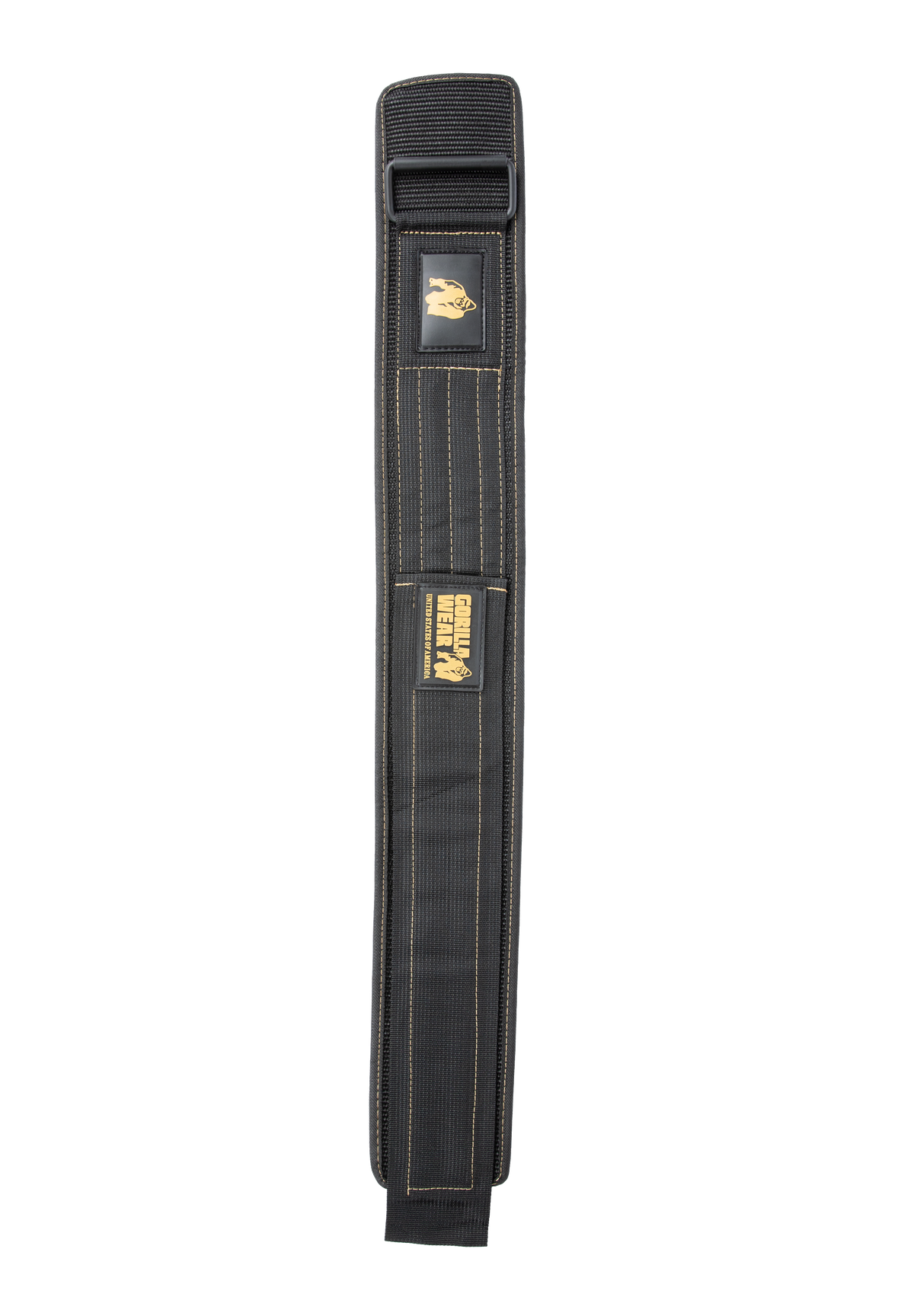Gorilla Wear Gorilla Wear 4 Inch Nylon Lifting Belt Lifting Belts Black/Gold