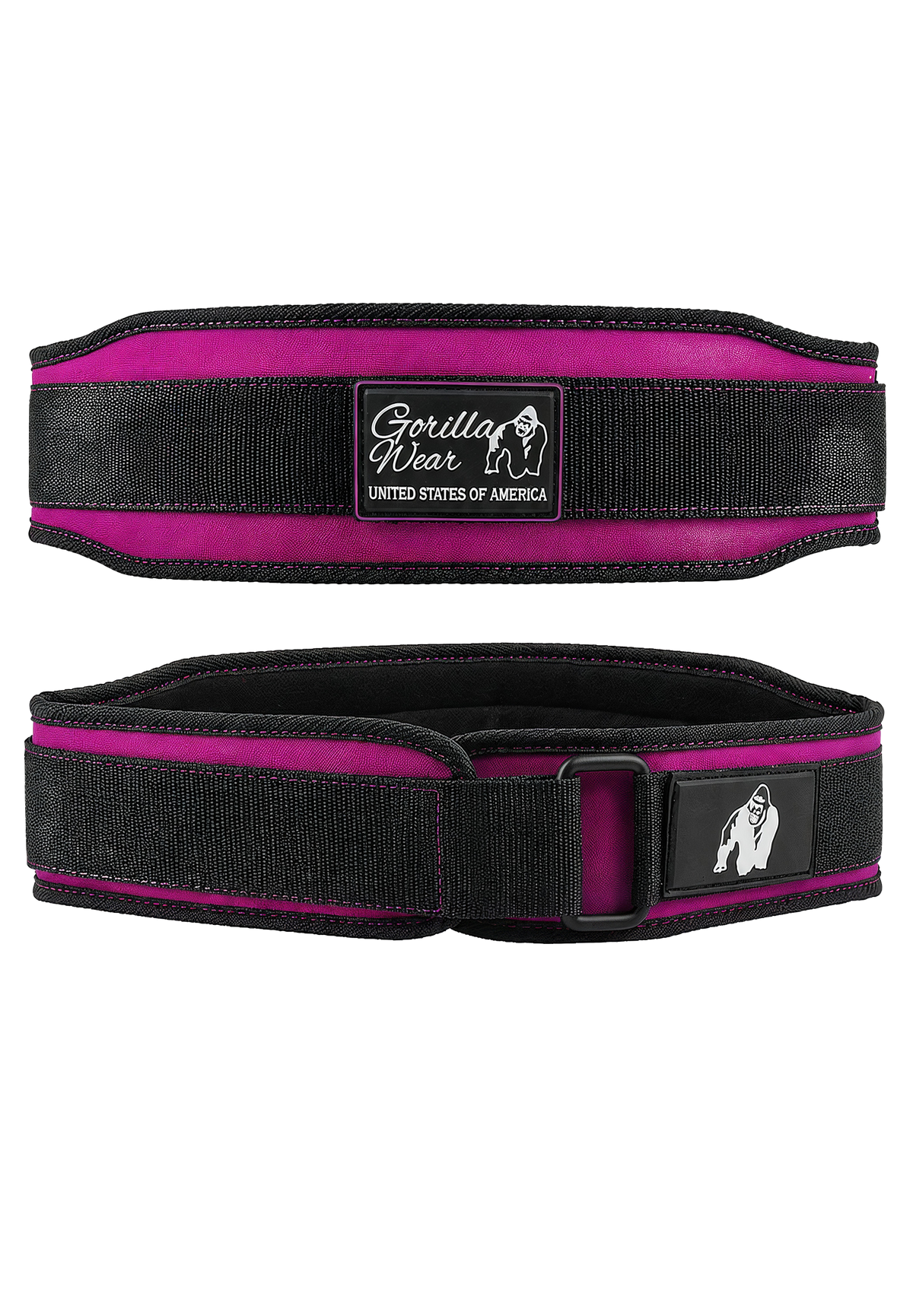 Gorilla Wear Gorilla Wear 4 Inch Women's Lifting Belt Lifting Belts Black/Purple