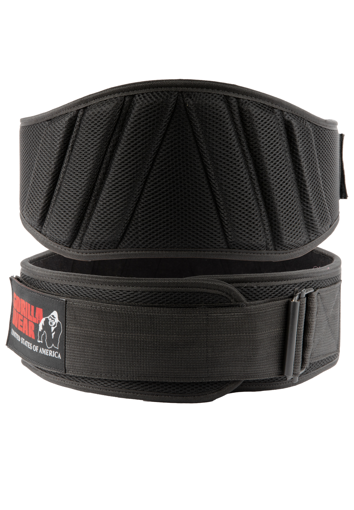 Gorilla Wear Gorilla Wear 6 inch Padded Mesh Lifting Belt Lifting Belts Black