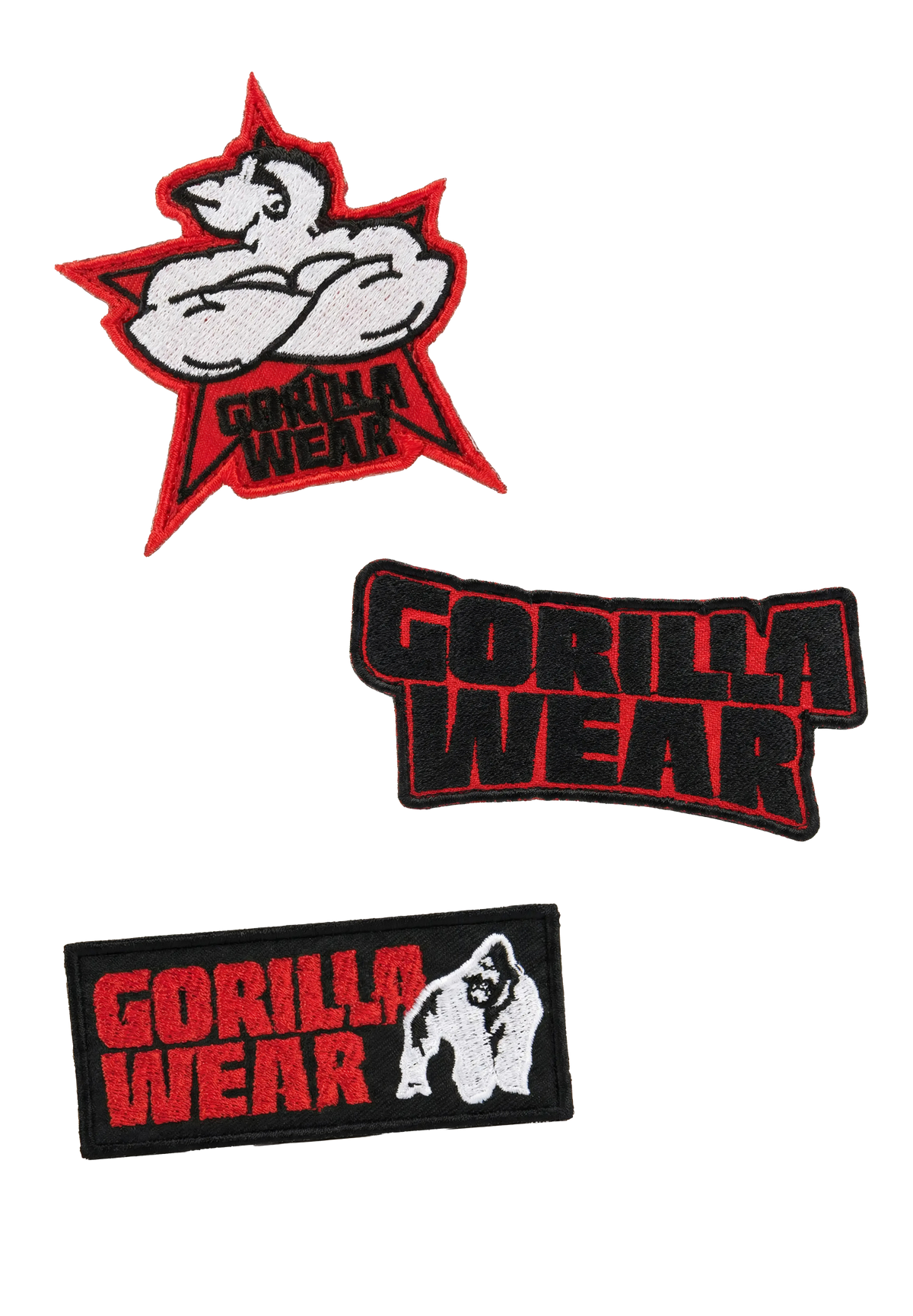 Gorilla Wear Gorilla Wear Beast Mode Legacy Patch Keychain Red