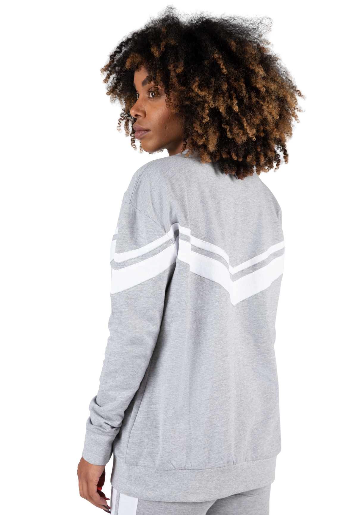 Gorilla Wear Hailey Oversized Sweatshirt Hoodie & Sweatshirt Gray Melange