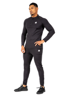 Gorilla Wear Hamilton Hybrid Long Sleeve T-Shirt & Tops Black