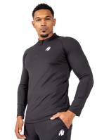 Gorilla Wear Hamilton Hybrid Long Sleeve T-Shirt & Tops Black