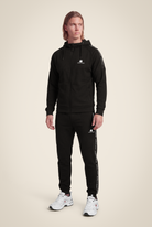 Gorilla Wear Harvey Hooded Track Jacket Jacket Black