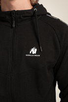 Gorilla Wear Harvey Hooded Track Jacket Jacket Black