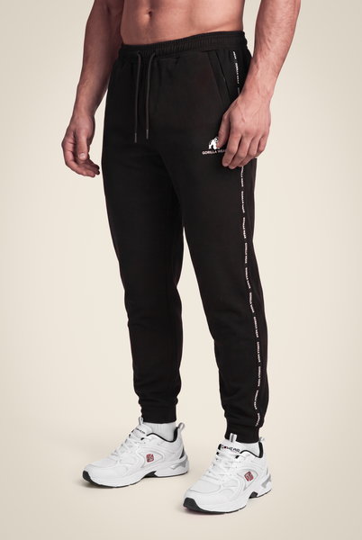 Harvey Track Pants - Black – Gorilla Wear