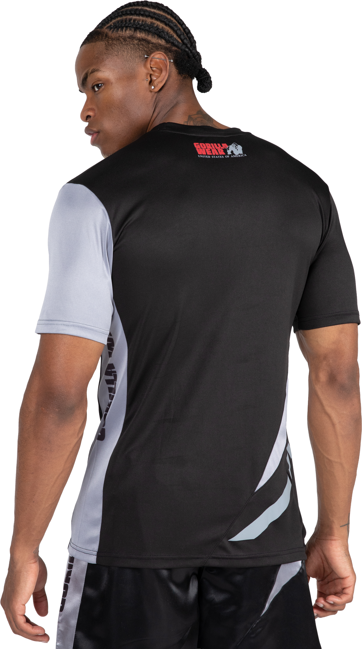 Gorilla Wear Hornell T-Shirt T-Shirt & Tops Black/Gray
