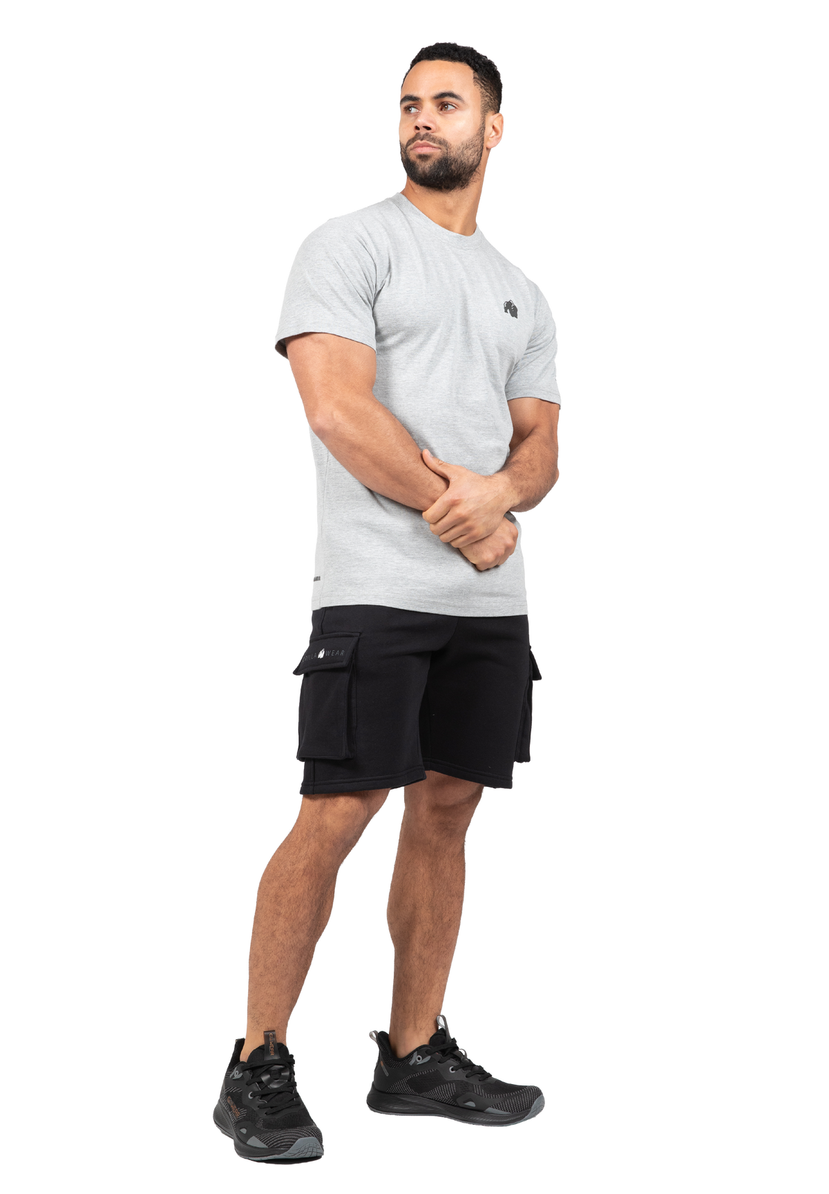 Gorilla Wear Hudson Cargo Sweat Shorts Shorts Black
