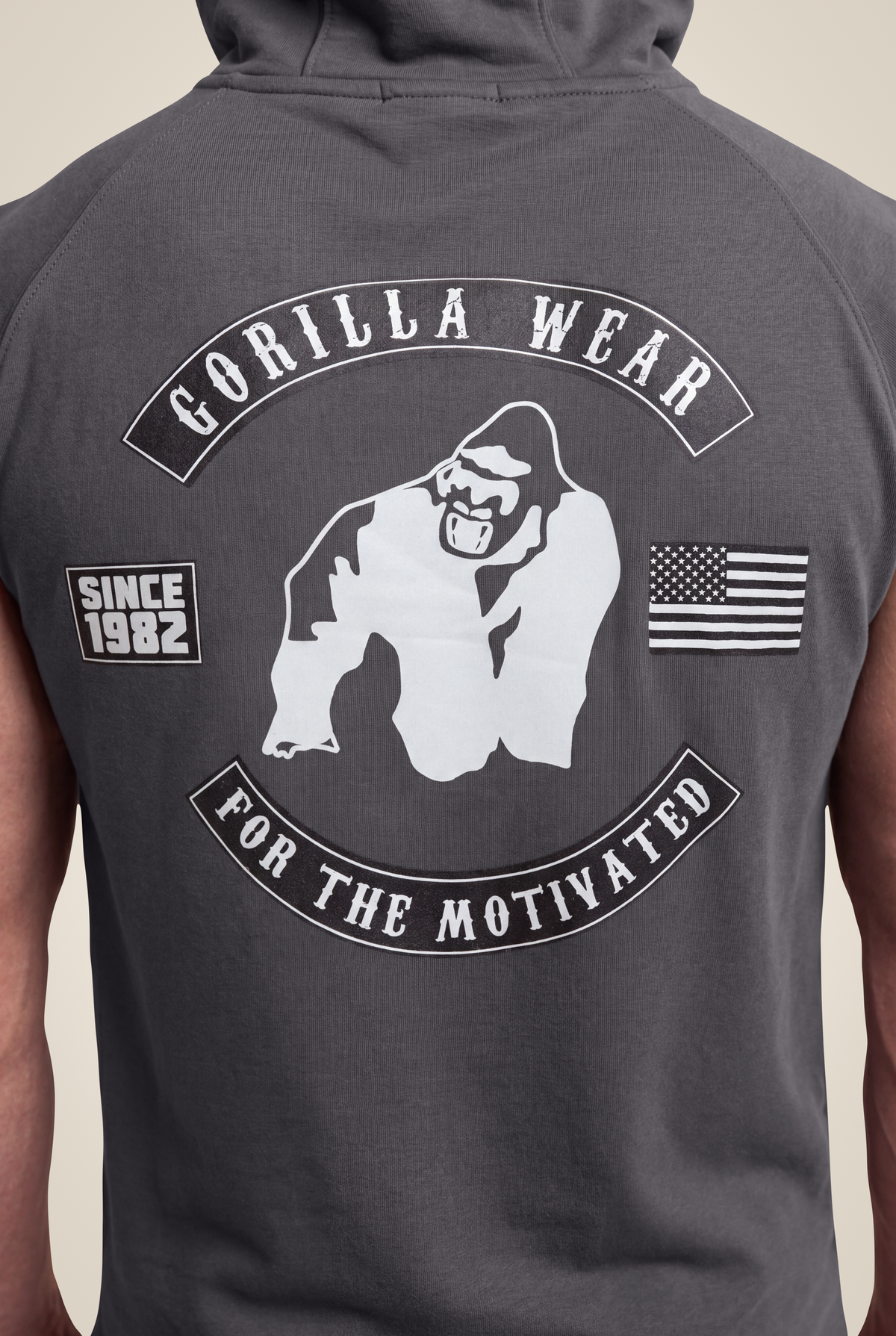Gorilla Wear Huntley Sleeveless Hoodie Hoodie & Sweatshirt Dark Gray