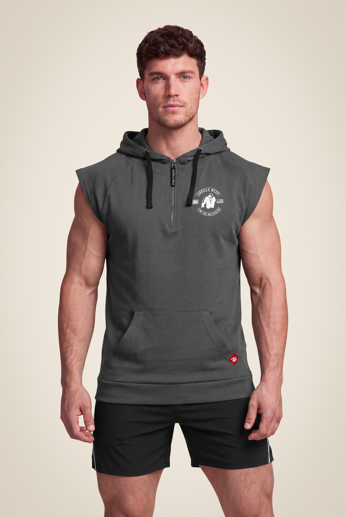 Gorilla Wear Huntley Sleeveless Hoodie Hoodie & Sweatshirt Dark Gray